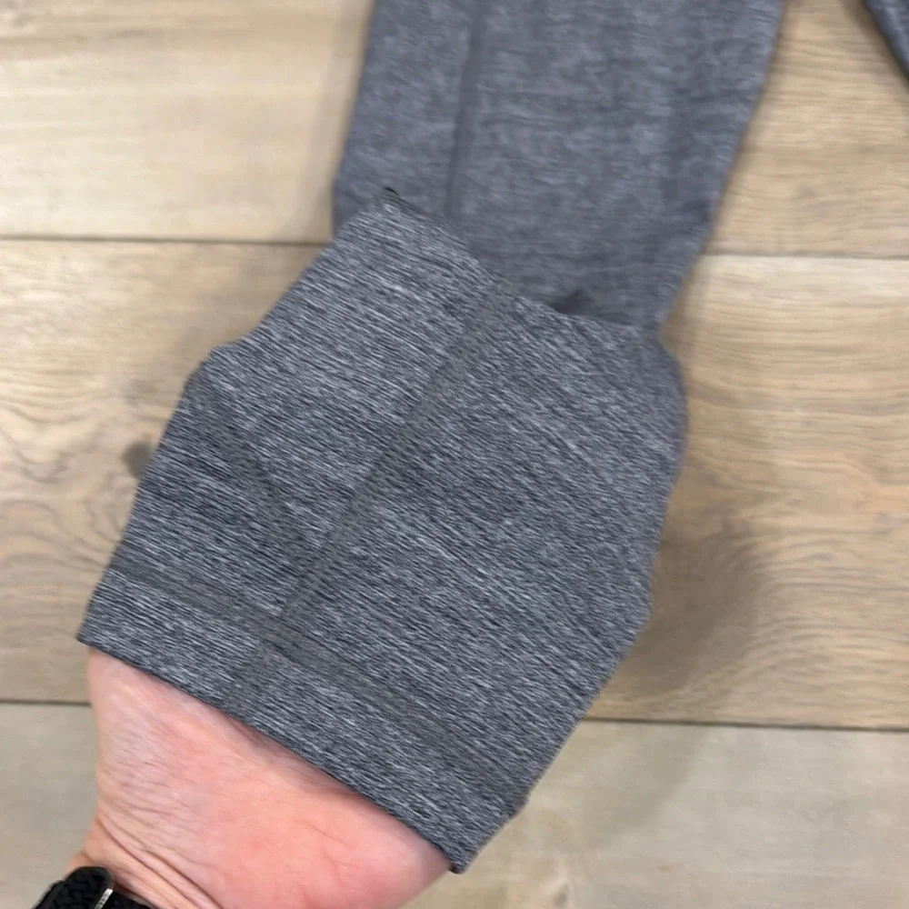 Lululemon Pace Rival High Rise Crop Leggings Women’s Gray and Black